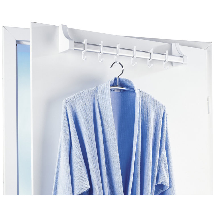 Rebrilliant Strock 6 Hook Wall Mounted Coat Rack in White Wayfair.co.uk